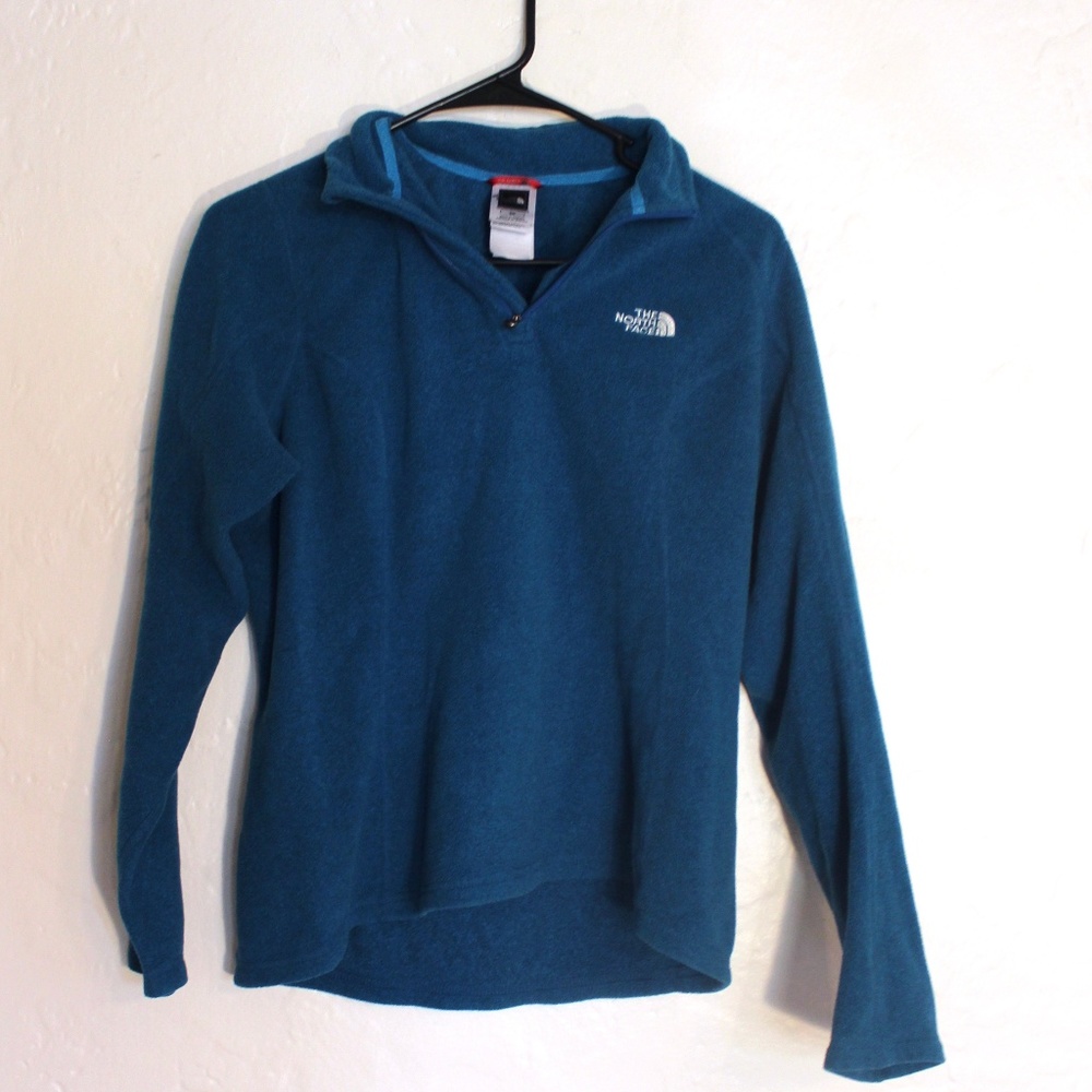 The North Face Polartec Classic blue pullover